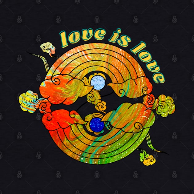 Love is Love Rainbows - Neon Gems by v_art9